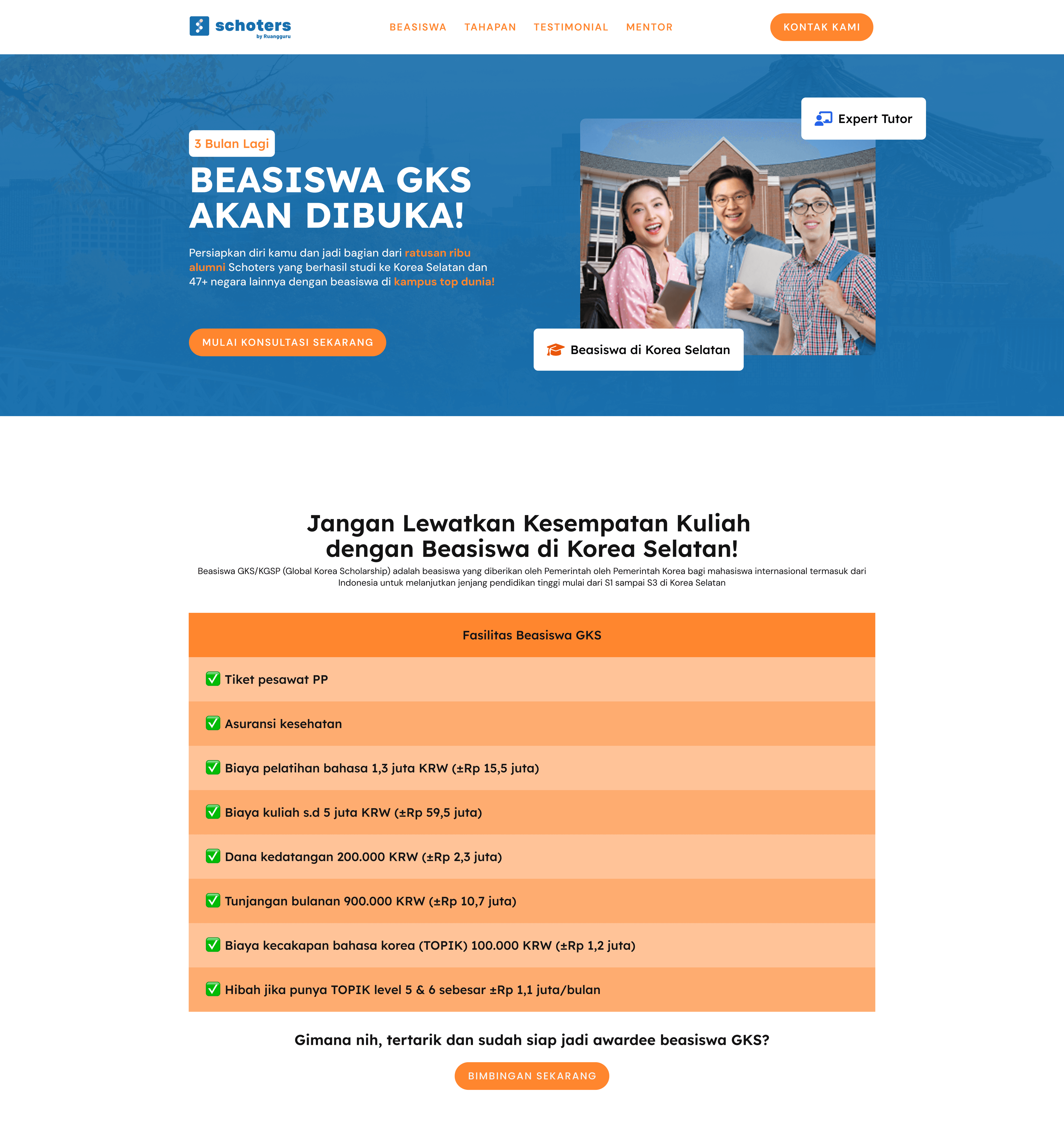 Beasiswa Korea Schoters